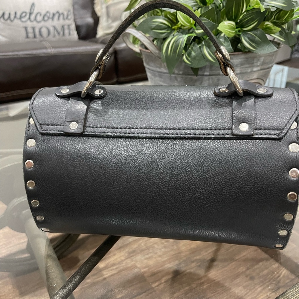 Harley-Davidson Black Belt Bag with Silver Accents - Picture 2 of 4
